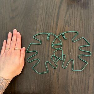 Green Wire Plant Supports